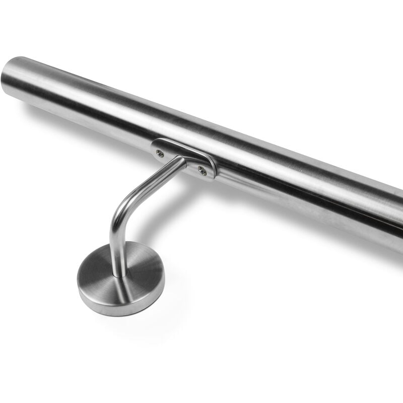 foto del prodotto inoxlm lavorazioni inox inoxlm corrimano diam. 42,4 mm in acciaio inox aisi 304 con finitura satinata corrimano in acciaio inox made in italy