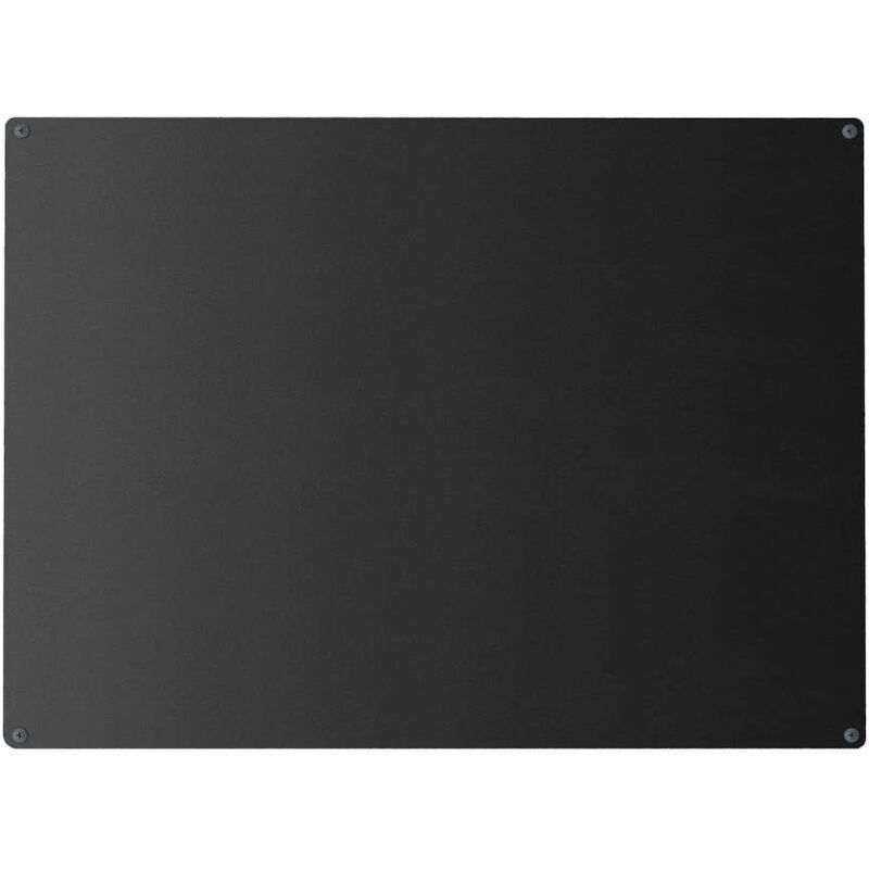 foto del prodotto inoxlm lavorazioni inox inoxlm lavagna magnetica cancellabile da parete in acciaio colore nero marrone 60 x 44 cm made in italy ideale per casa e
