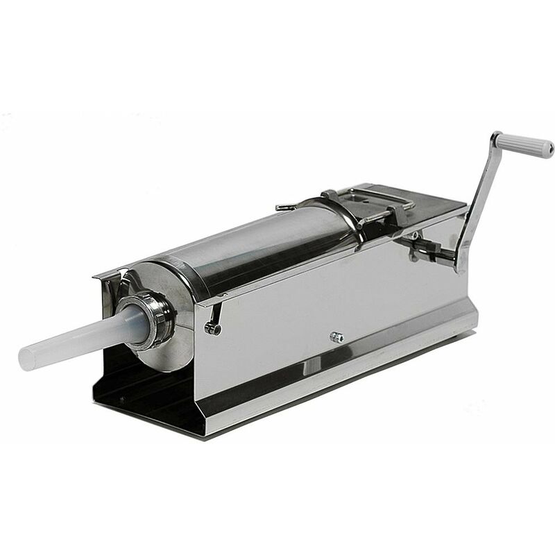 foto del prodotto insaccatrice manuale in acciaio inox a 2 velocita lt 5 per insaccati sottovuoto palumbo
