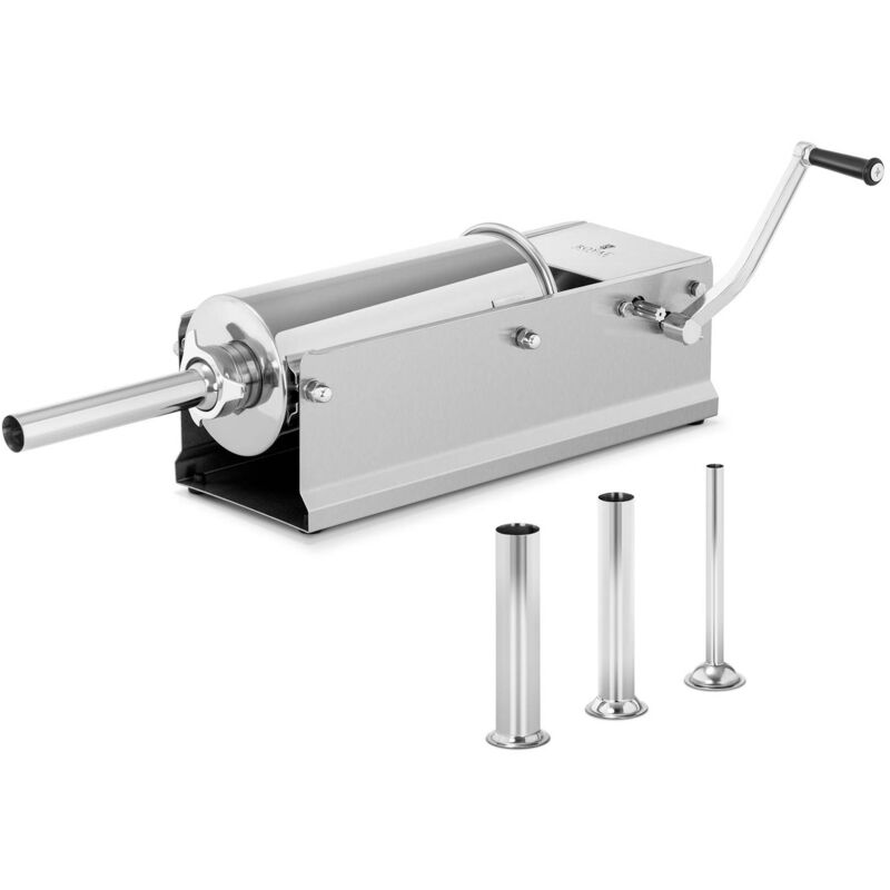 foto del prodotto insaccatrice manuale per salumi orizzontale macchina per insaccare inox 5 litri