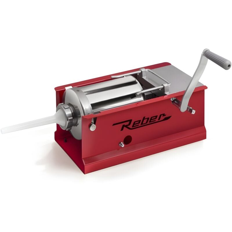 foto del prodotto insaccatrice manuale reber 3 litri 2 velocità inox per salumi e insaccati