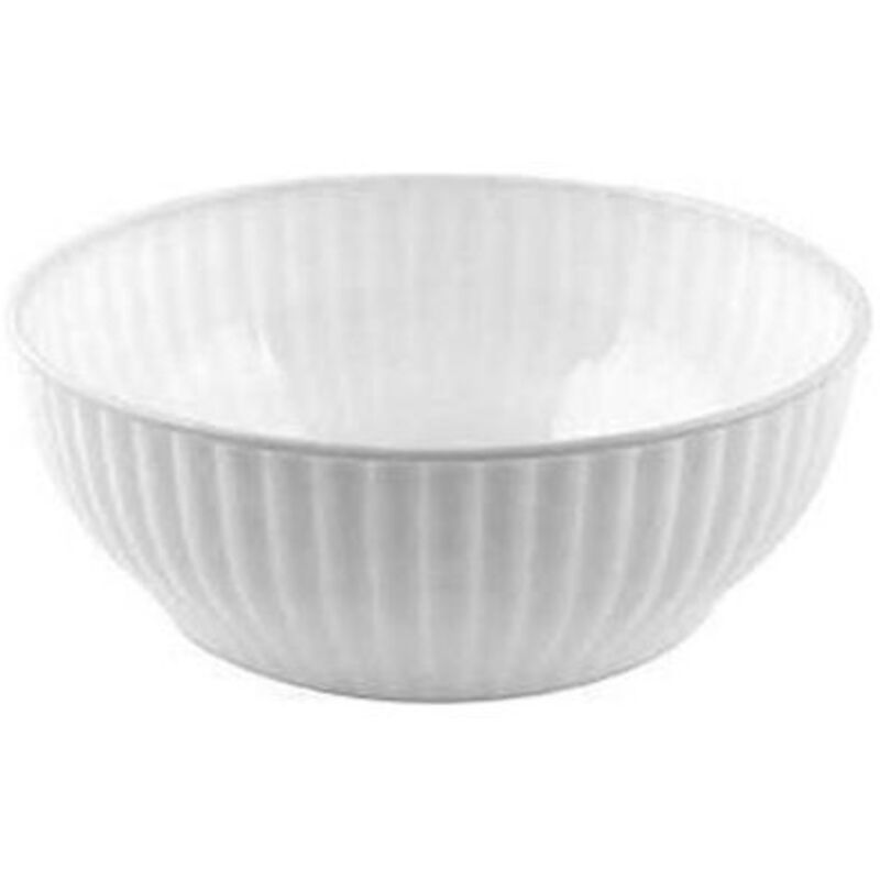 foto del prodotto insalatiera in plastica bianca diametro cm 32