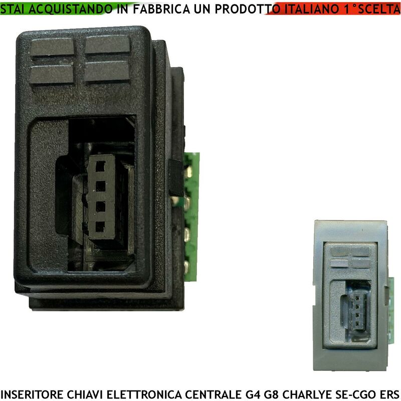 foto del prodotto inseritore remoto lettore chiave elettronica ricambio o aggiunta delle centrali carlye g4 g8 securvera simply8 isicuri digital key 2z fait