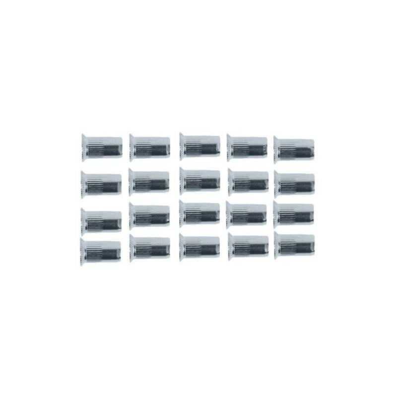 foto del prodotto inserti filettati in acciaio inox a testa svasata da 6 mm