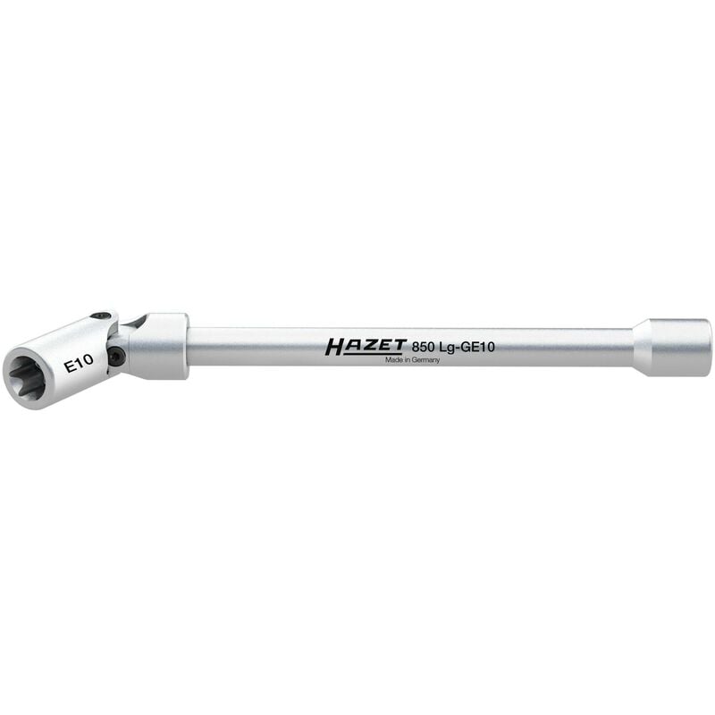 foto del prodotto inserto chiave a bussola 850lg ge10 attacco quadro, cavo, 1 4 di pollice 6,3 mm profilo esterno torx ac e10