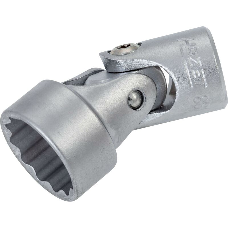 foto del prodotto inserto chiave a bussola con snodo 880g z18 attacco quadro, cavo, 3 8 di pollice 10 mm profilo trazione con doppio esagono esterno ac 18 mm