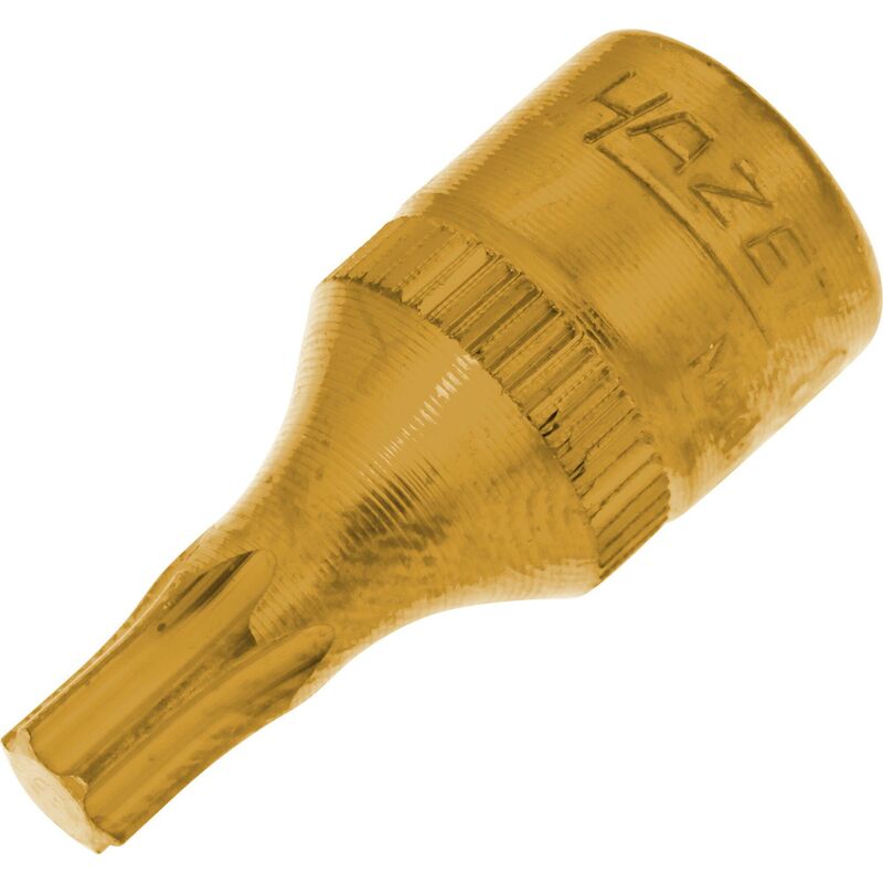 foto del prodotto inserto chiave a bussola giravite 8502 t27 attacco quadro, cavo, 1 4 di pollice 6,3 mm profilo interno torx ac t27