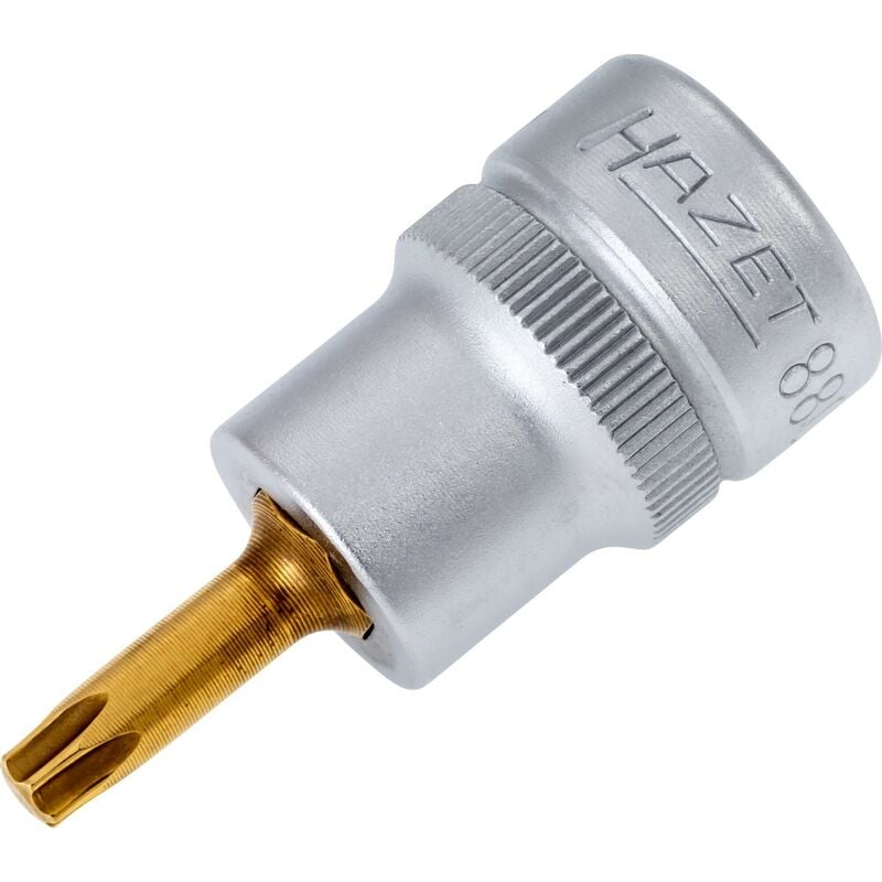 foto del prodotto inserto chiave a bussola giravite 8802 t25 attacco quadro, cavo, 3 8 di pollice 10 mm profilo interno torx ac t25