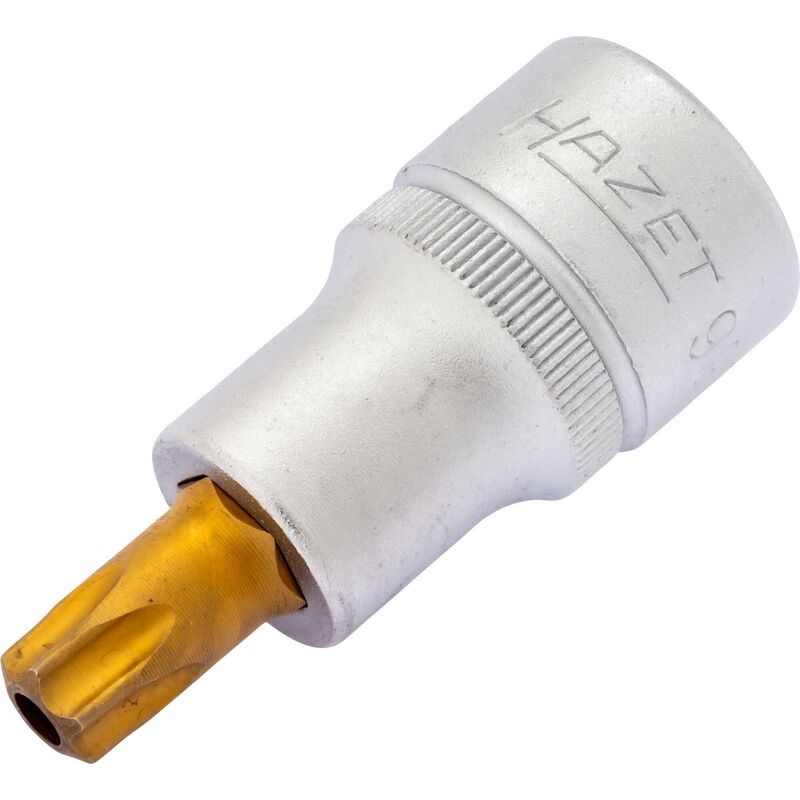 foto del prodotto inserto chiave a bussola giravite 992 t50h attacco quadro, cavo, 1 2 di pollice 12,5 mm profilo torx tamper resistant ac t50h