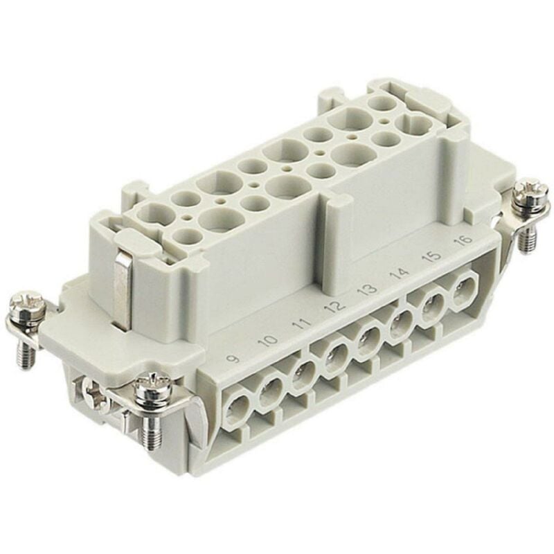 foto del prodotto inserto femmina 16 poli connessione a vite 16a 933.0162701 - scame