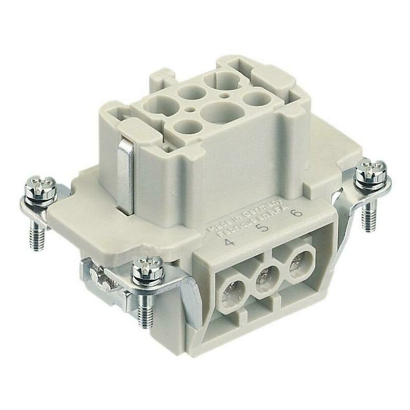 foto del prodotto inserto femmina 6 poli portacontatti per connettori industriali 933.0062701 scame
