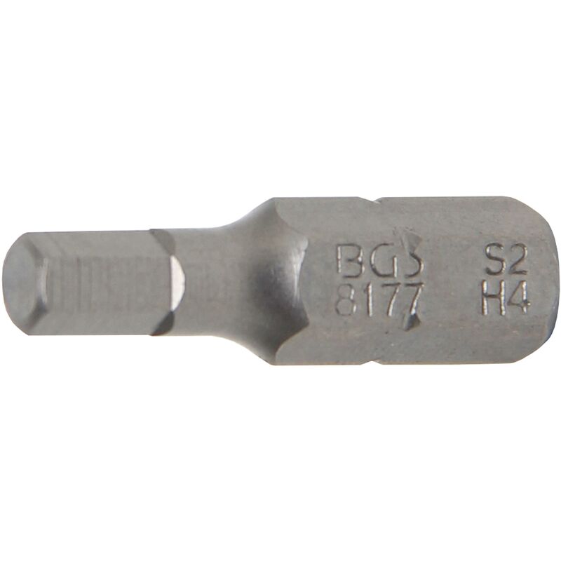 foto del prodotto inserto lunghezza 25 mm attacco esagono esterno 6,3 mm 1 4 esagono interno 4 mm