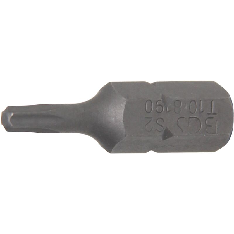 foto del prodotto inserto lunghezza 25 mm attacco esagono esterno 6,3 mm 1 4' profilo a t per torx t10