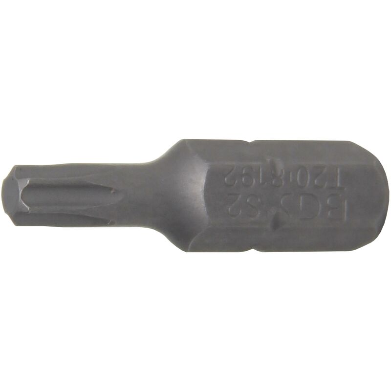 foto del prodotto inserto lunghezza 25 mm attacco esagono esterno 6,3 mm 1 4 profilo a t per torx t20