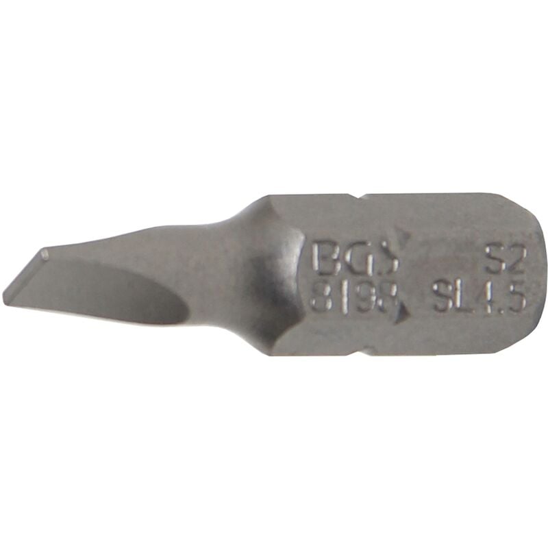 foto del prodotto inserto lunghezza 25 mm attacco esagono esterno 6,3 mm 1 4 taglio 4,5 mm