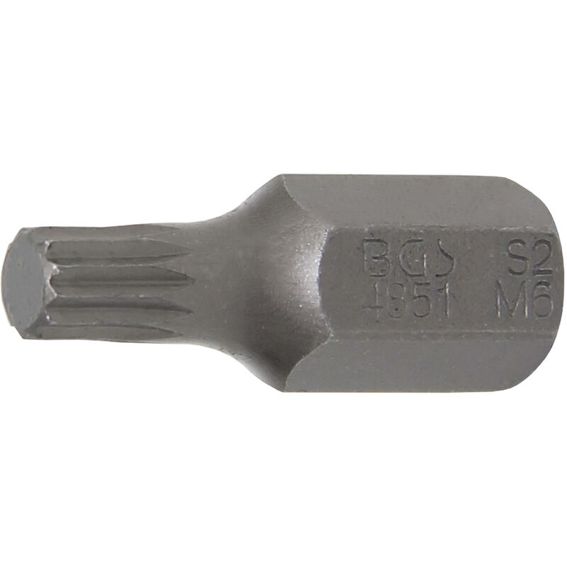 foto del prodotto inserto lunghezza 30 mm attacco esagono esterno 10 mm 3 8 poligonale interno per xzn m6
