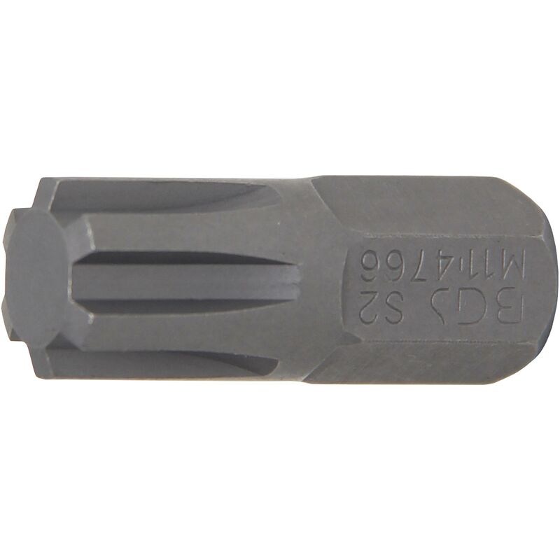foto del prodotto inserto lunghezza 30 mm attacco esagono esterno 10 mm 3 8 profilo a cuneo per ribe m11