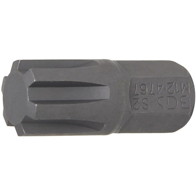 foto del prodotto inserto lunghezza 30 mm attacco esagono esterno 10 mm 3 8 profilo a cuneo per ribe m12