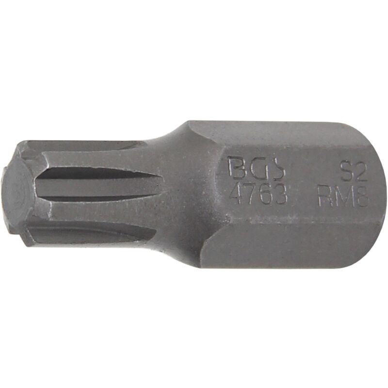 foto del prodotto inserto lunghezza 30 mm attacco esagono esterno 10 mm 3 8' profilo a cuneo per ribe m8