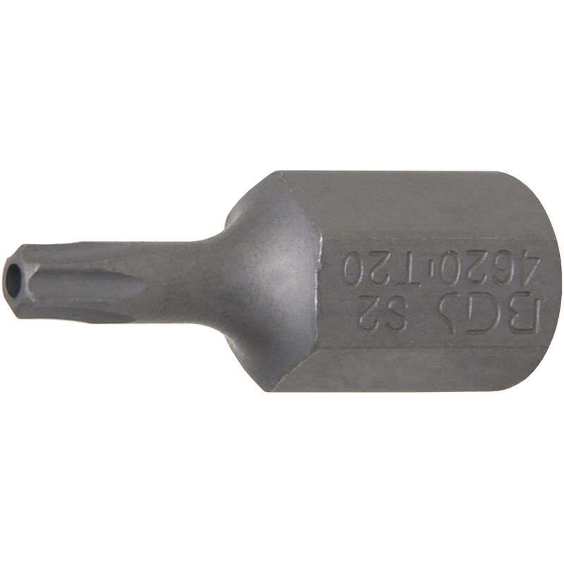 foto del prodotto inserto lunghezza 30 mm attacco esagono esterno 10 mm 3 8 profilo a t per torx con alesatura t20