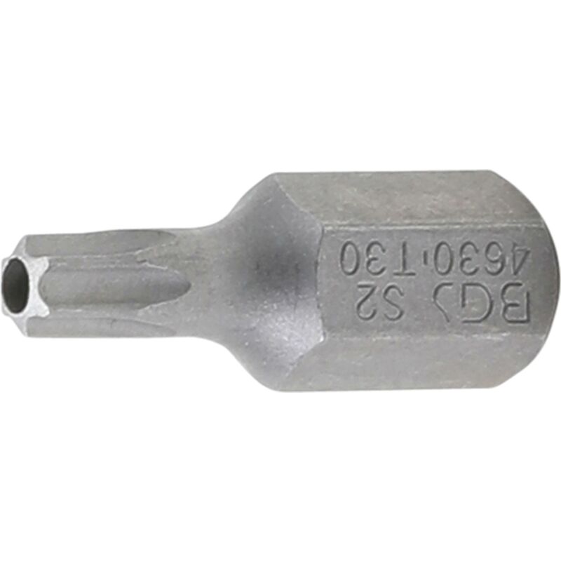 foto del prodotto inserto lunghezza 30 mm attacco esagono esterno 10 mm 3 8 profilo a t per torx con alesatura t30
