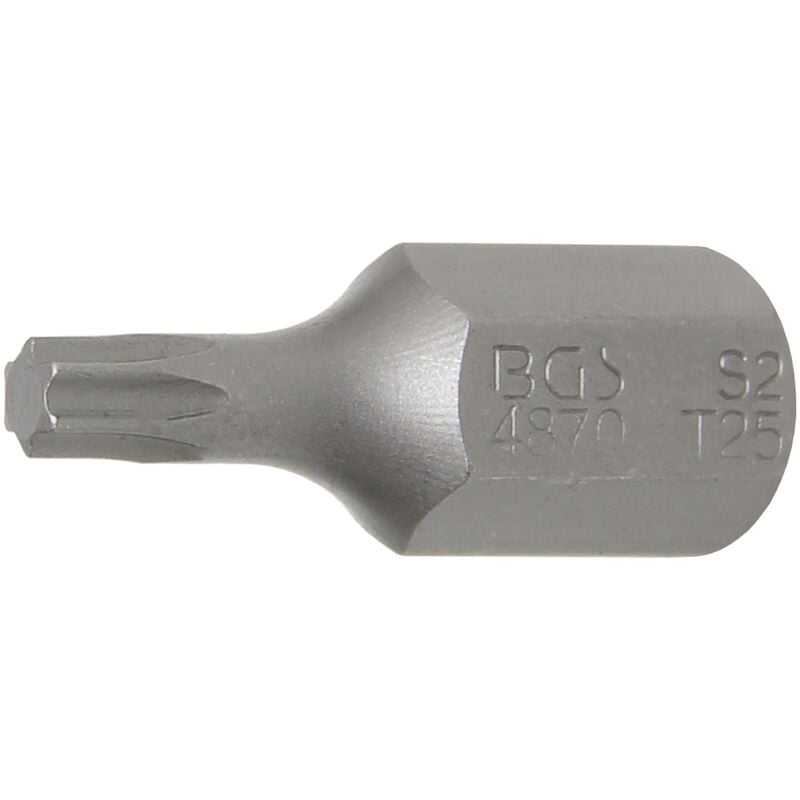 foto del prodotto inserto lunghezza 30 mm attacco esagono esterno 10 mm 3 8 profilo a t per torx t25