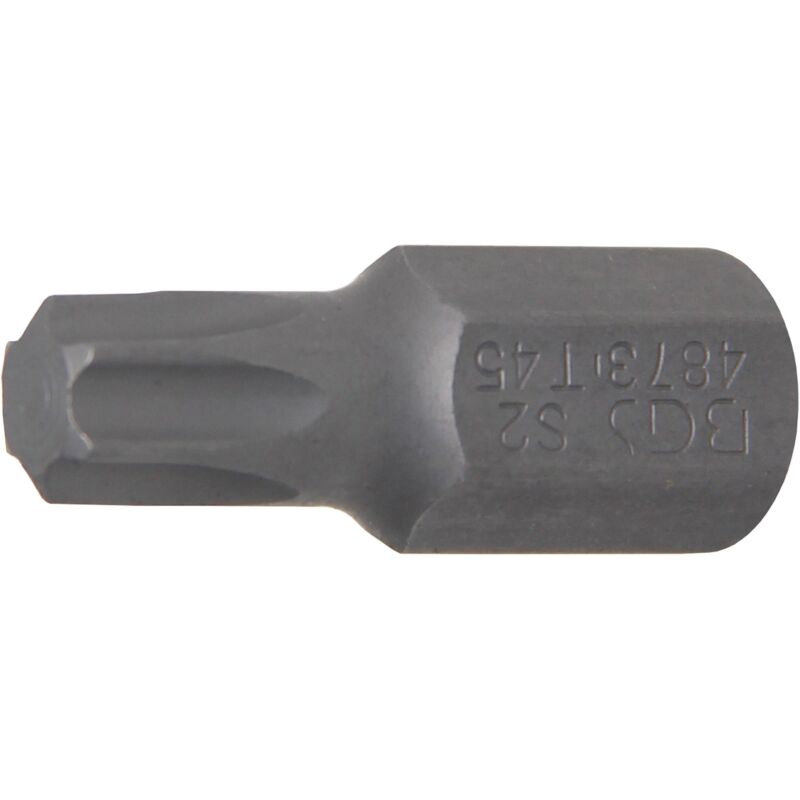 foto del prodotto inserto lunghezza 30 mm attacco esagono esterno 10 mm 3 8' profilo a t per torx t45