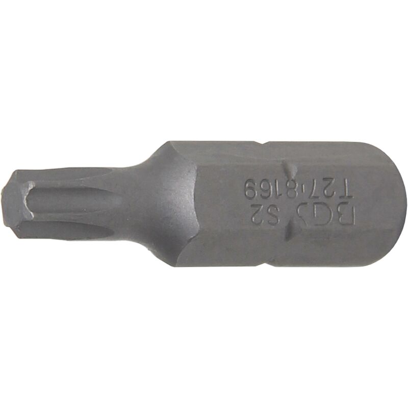 foto del prodotto inserto lunghezza 30 mm attacco esagono esterno 8 mm 5 16 profilo a t per torx t27