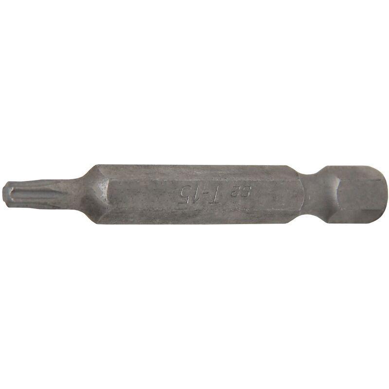 foto del prodotto inserto lunghezza 50 mm attacco esagono esterno 6,3 mm 1 4 profilo a t per torx t15