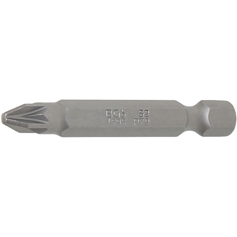 foto del prodotto inserto lunghezza 50 mm attacco esagono esterno 6,3 mm 1 4 pz2