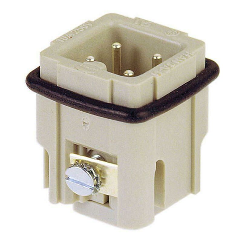 foto del prodotto inserto maschio 3 poli t portacontatti per connettori industriali 920.0032611 scame