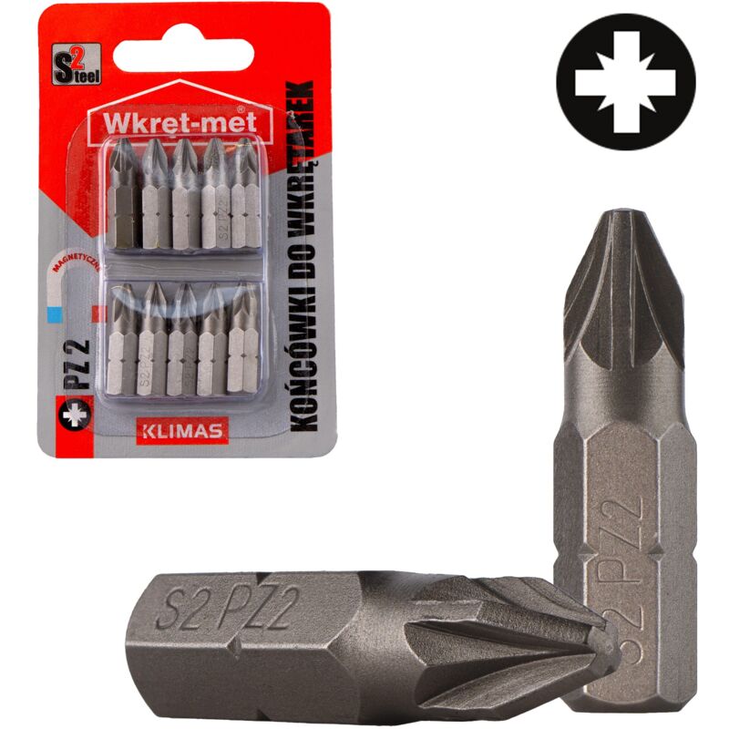 foto del prodotto inserto per cacciavite tipo pz2x25 10 pz s2