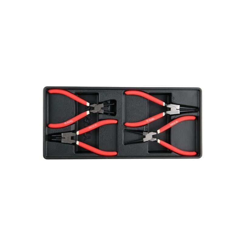 foto del prodotto inserto per cassetto, pinza seger da 4 pezzi. /yt-55443/ yato