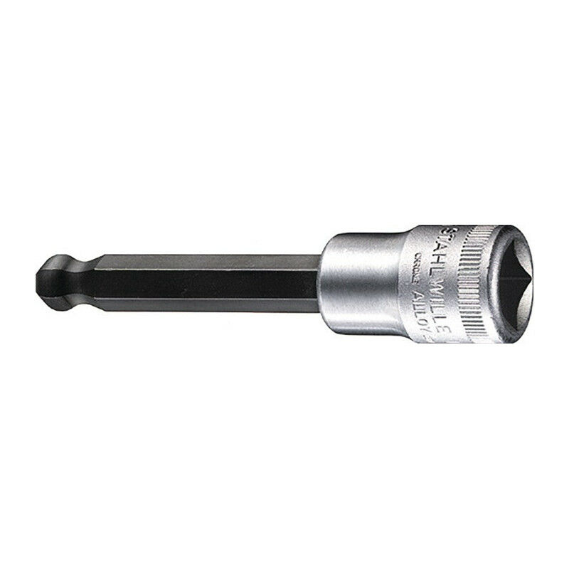 foto del prodotto inserto per chiave a bussola 54 kk bussola esagonale da 1 2 pollice sw 10mm l.100mm stahlwille