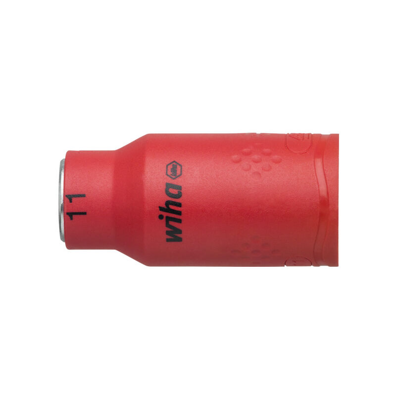 foto del prodotto inserto per chiave a tubo, isolato esagono esterno 1 2 11.0 mm 43078 wiha