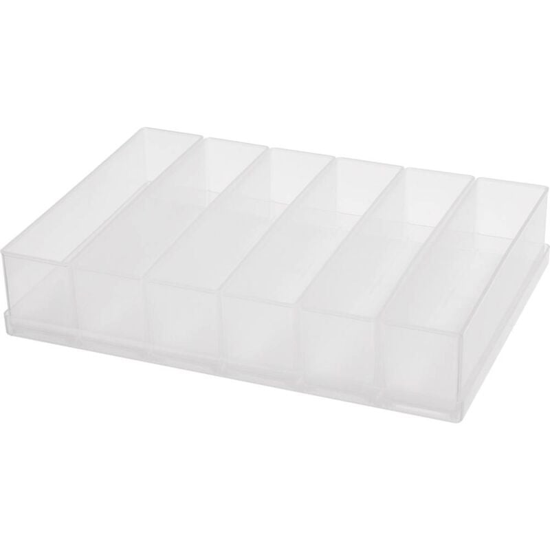 foto del prodotto inserto per valigetta porta minuteria l x l x a 238 x 168 x 47 mm scomparti 6 contenuto 1 pz. - raaco