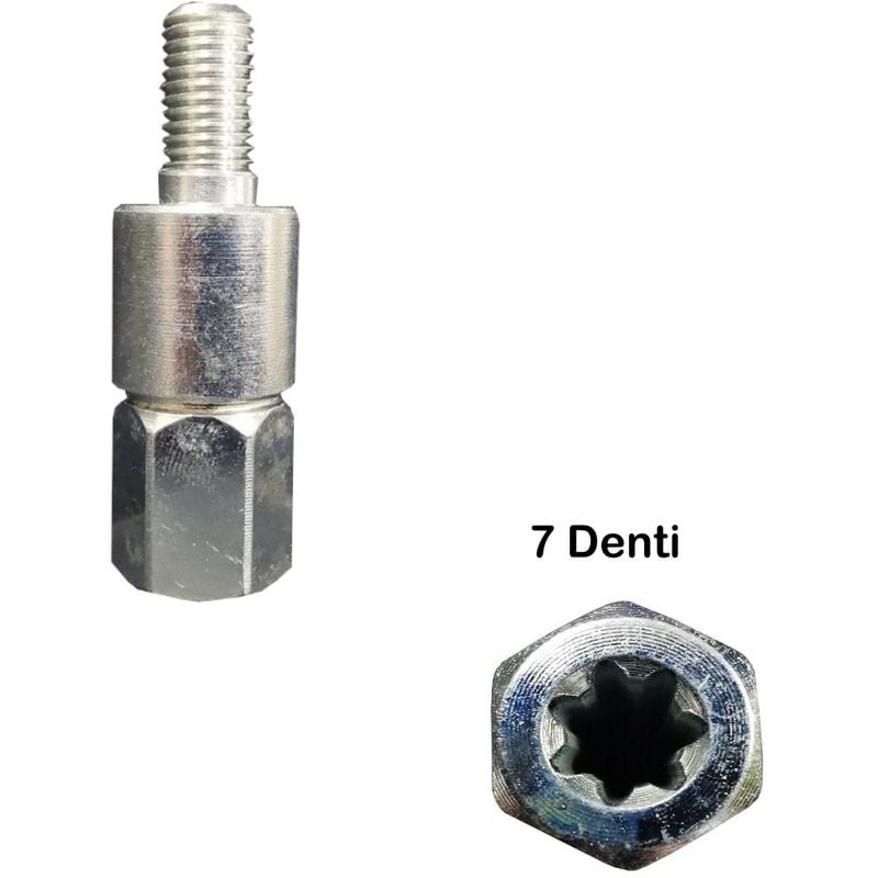 foto del prodotto inserto scanalato 7 denti per coppia conica