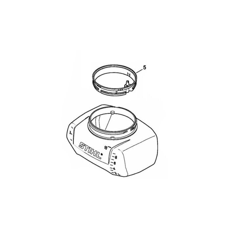 foto del prodotto inserto serbatoio atomizzatore modelli sr200 sr430 originale stihl 42447011600