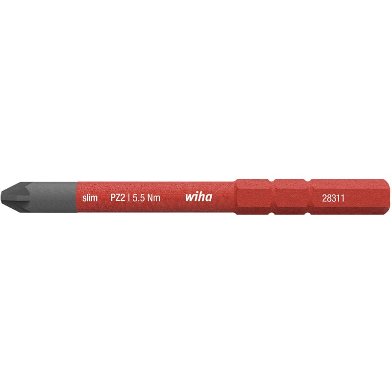 foto del prodotto inserto slimbit electric pozidriv pz2 x 75 mm 34586 wiha