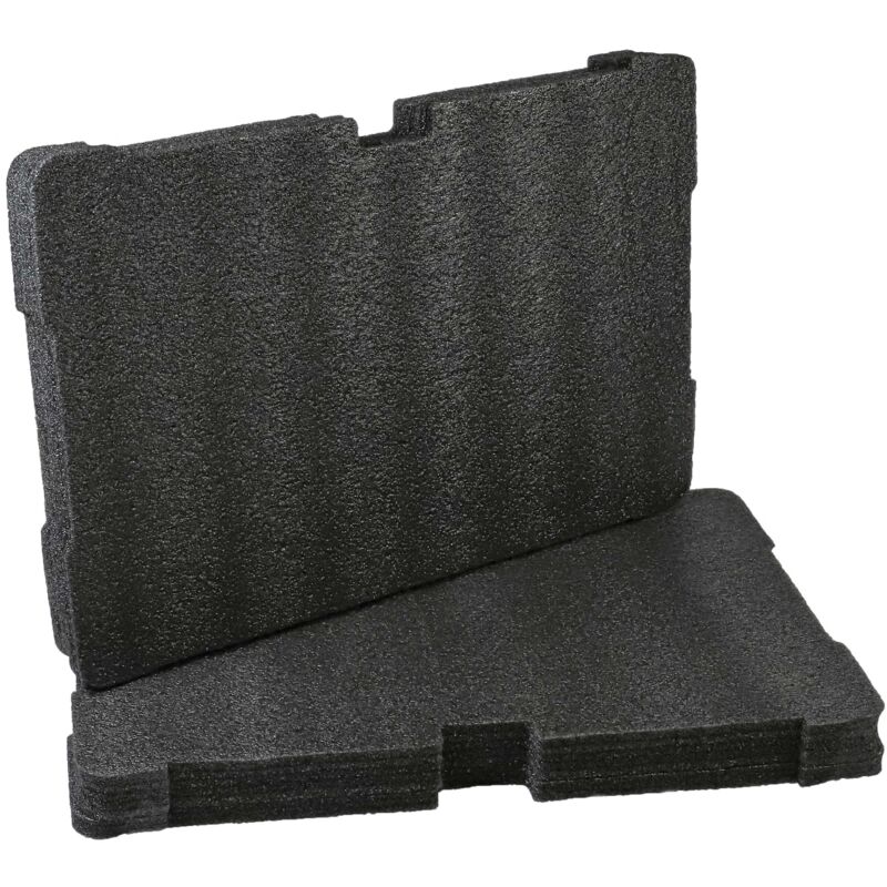 foto del prodotto inserto sostituisce milwaukee 4932471428 per cassette degli attrezzi gommapiuma, nero vhbw