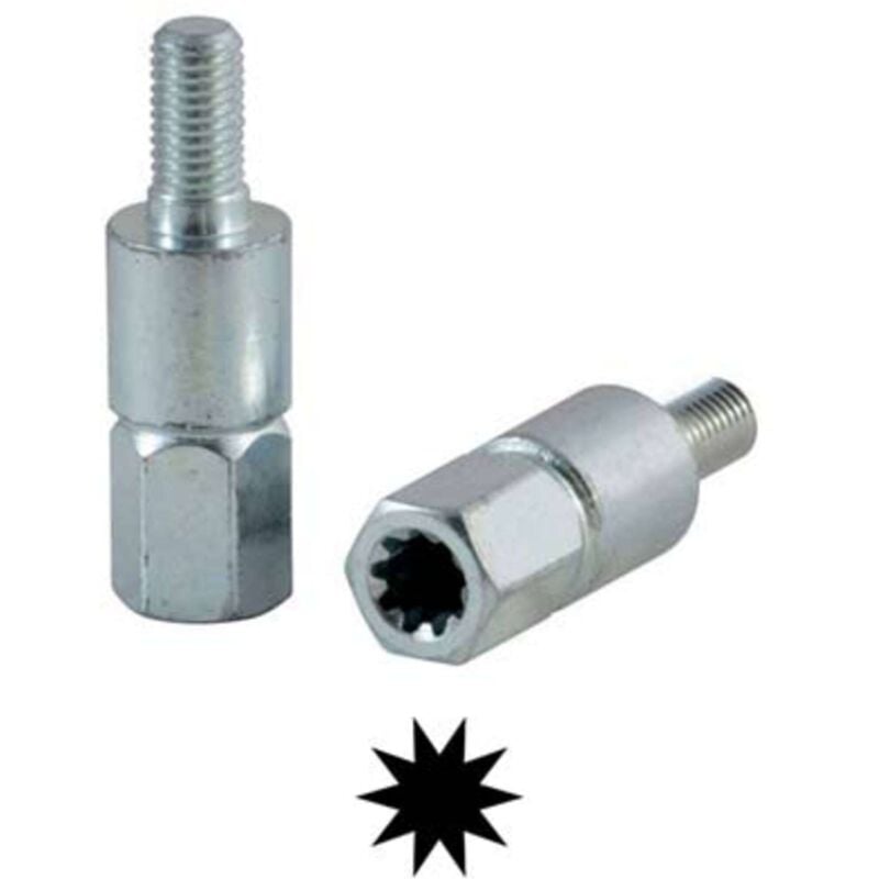 foto del prodotto inserto x coppia conica decespugliatore denti 10 2 pezzi