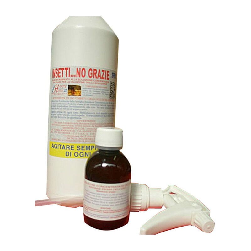 foto del prodotto insetti no grazie spray insetti soluzione concentrata da diluire profumazione sgradita a mosche, tafani, zanzare, moscerini 100 ml
