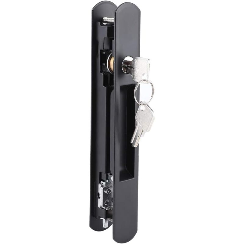 foto del prodotto insieme di poign es per porte coulissante in vetro, 20 x 2,8 cm, serrature semplici e double face, uncinetto per porte coulissante, serrature mobili