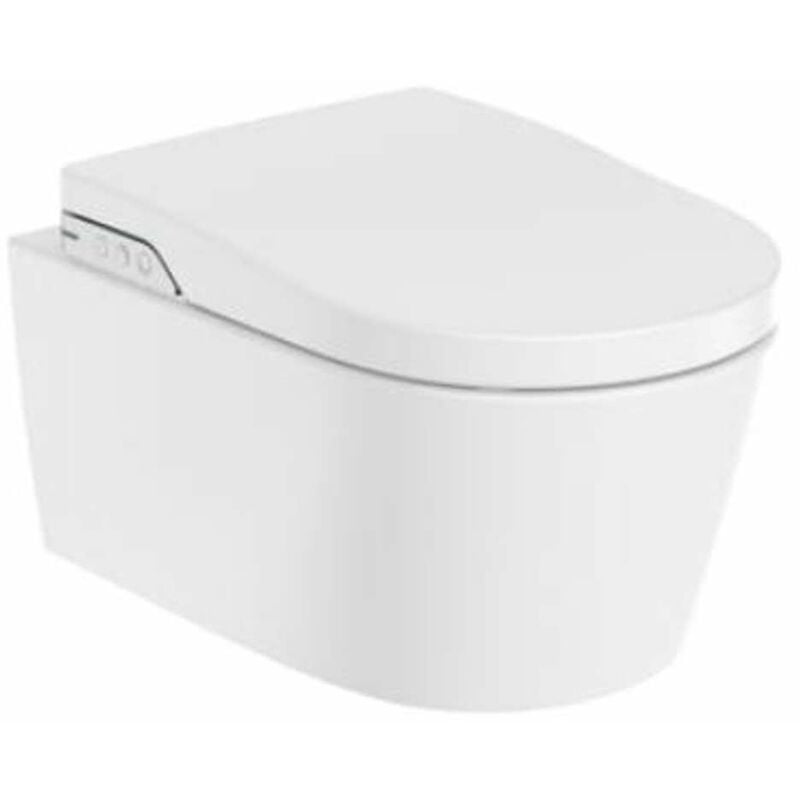 foto del prodotto inspira bidet elettronico in wash con vaso, rimless, slowclose, bianco a803060001 roca