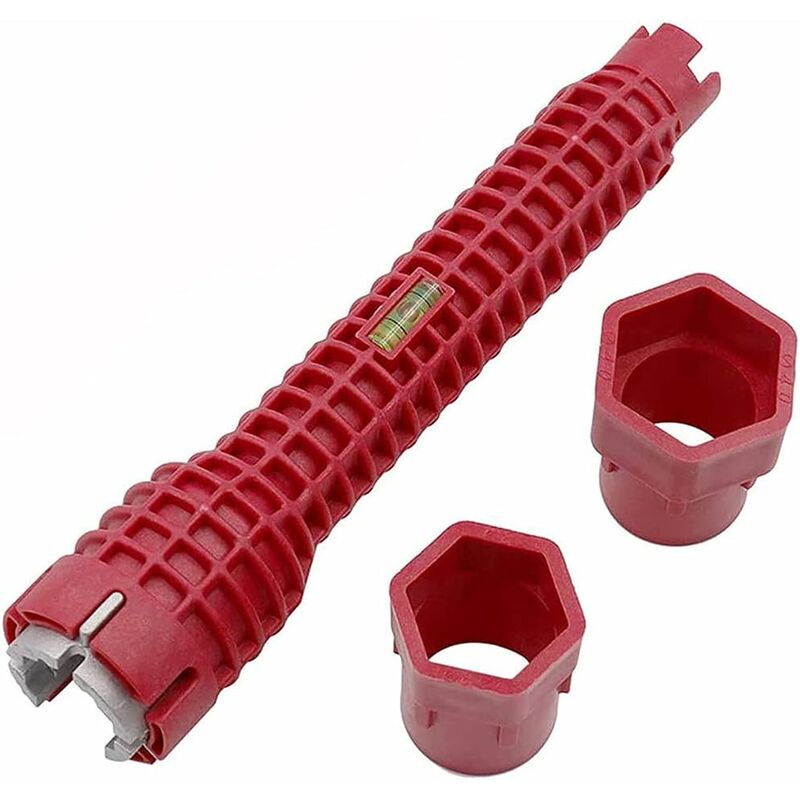 foto del prodotto installatore di rubinetti e lavelli 8 in 1 strumento multiuso per chiavi idrauliche lavandino del bagno tubo della cucina del bagno nuova borsa di