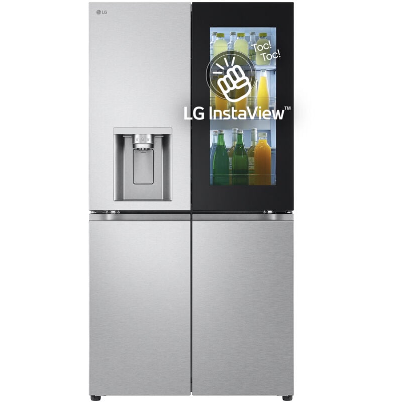 foto del prodotto instaview gmg960mbje frigorifero multidoor , classe e, 638l, wi fi, uvnano, acciaio. posizionamento dell apparecchio libera installazione, design