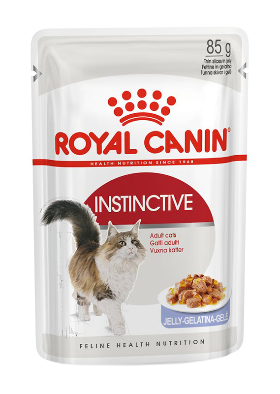 foto del prodotto instinctive per gatto adult in jelly da 85gr royal canin