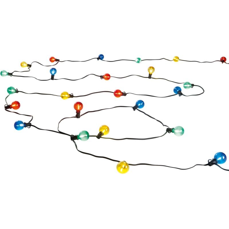 foto del prodotto intec - stringa elettrificata picnic con luci led in vari colori adatta all'esterno'