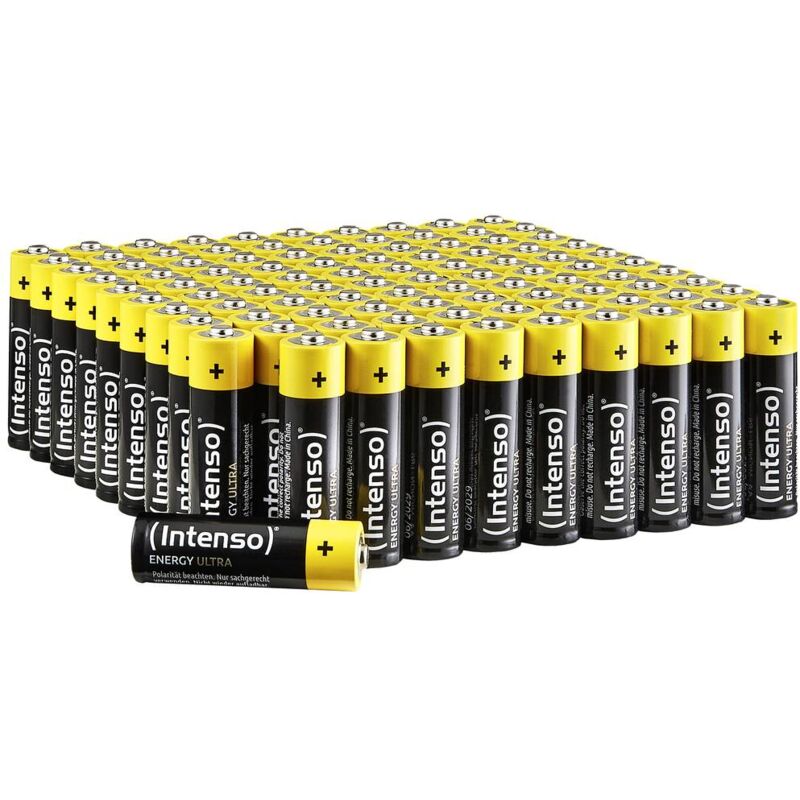 foto del prodotto intenso 7501521 batteria stilo aa alcalina manganese 2600 mah 1.5 v 100 pz.