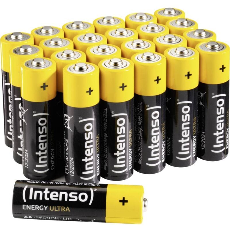 foto del prodotto intenso energy ultra batteria stilo aa alcalina manganese 1.5 v 24 pz.